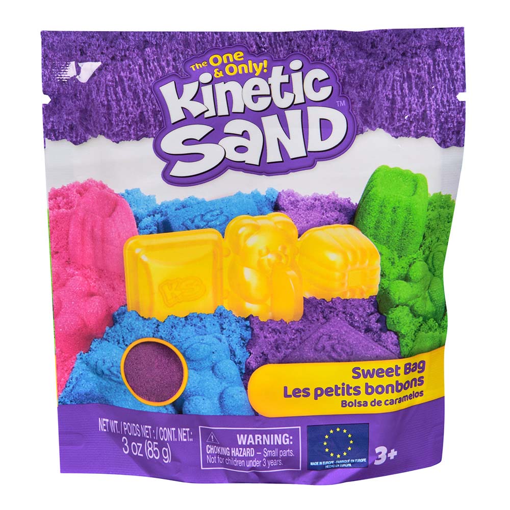 Kinetic Sand Bolsa de Caramelos Morada 6071550, masas y moldeo