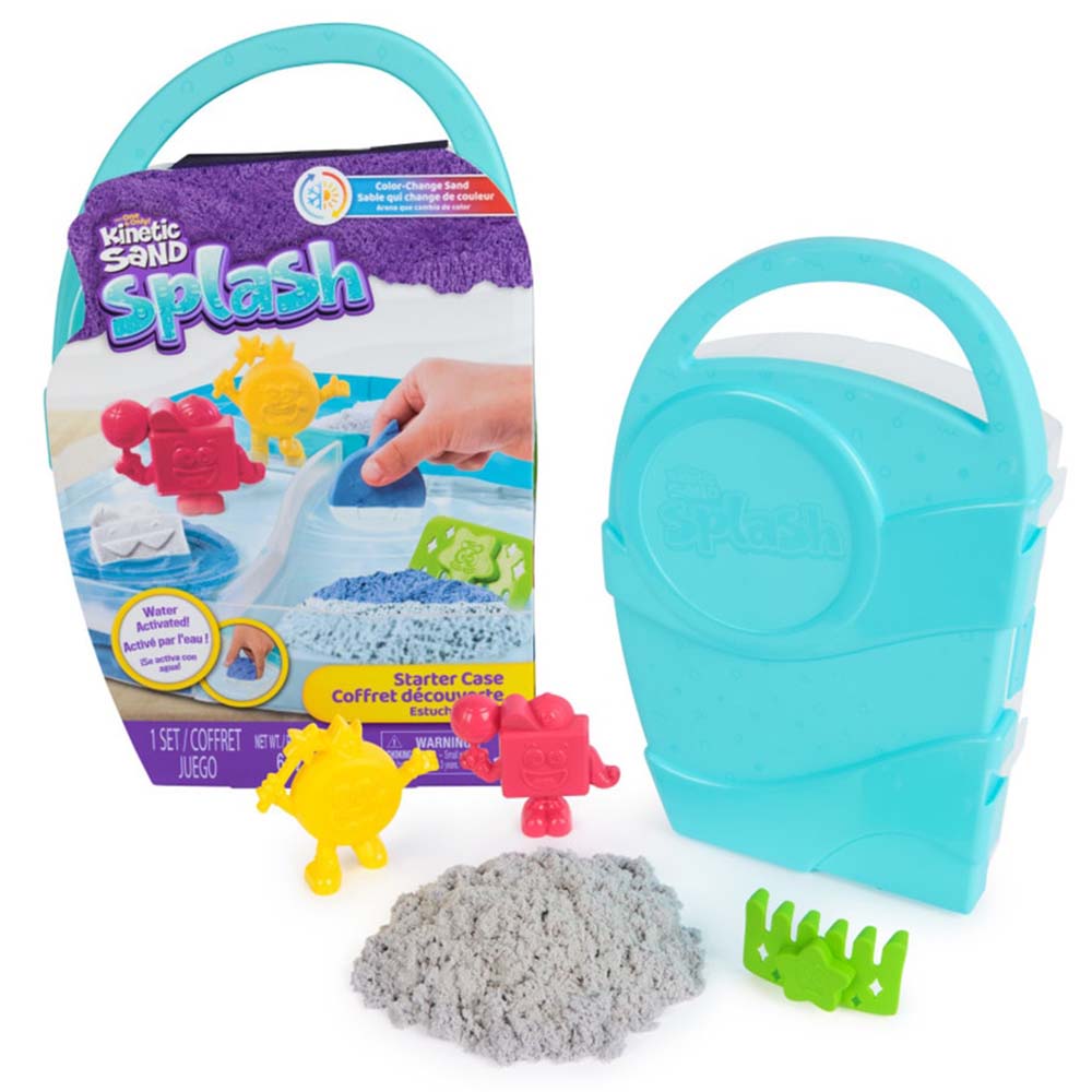 Spin Master Kinetic Sand Splash 6071502: Set de masa moldeable - Edad 3+