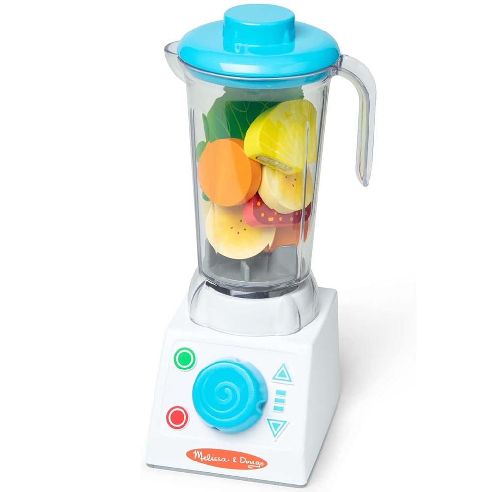 Melissa & Doug Juego de Licuadora para Batidos Smoothies 6073101: Set de cocina de juguete - Edad 3+