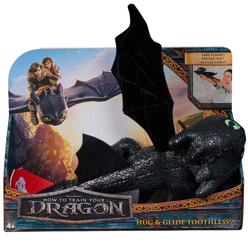 Cómo Entrenar a tu Dragón Hug & Glide Toothless 6072913, peluches
