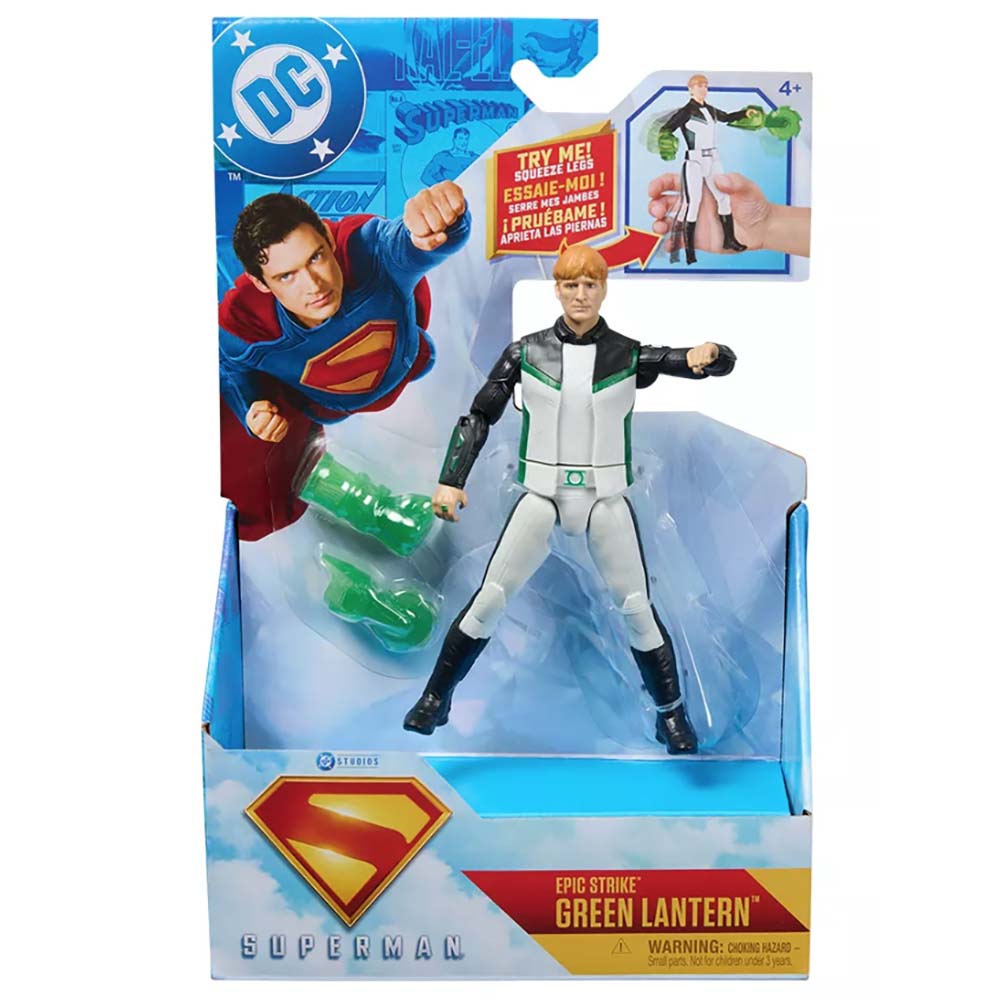 DC Comics Superman Epic Strike Green Lantern 6" 6073190, figuras de acción