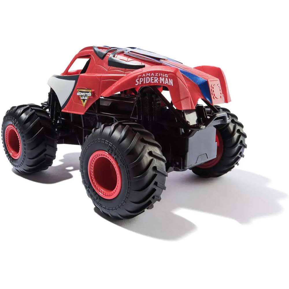 Monster Jam Marvel El Sorprendente Hombre Araña R/C 6073723, vehículos y juguetes a control remoto