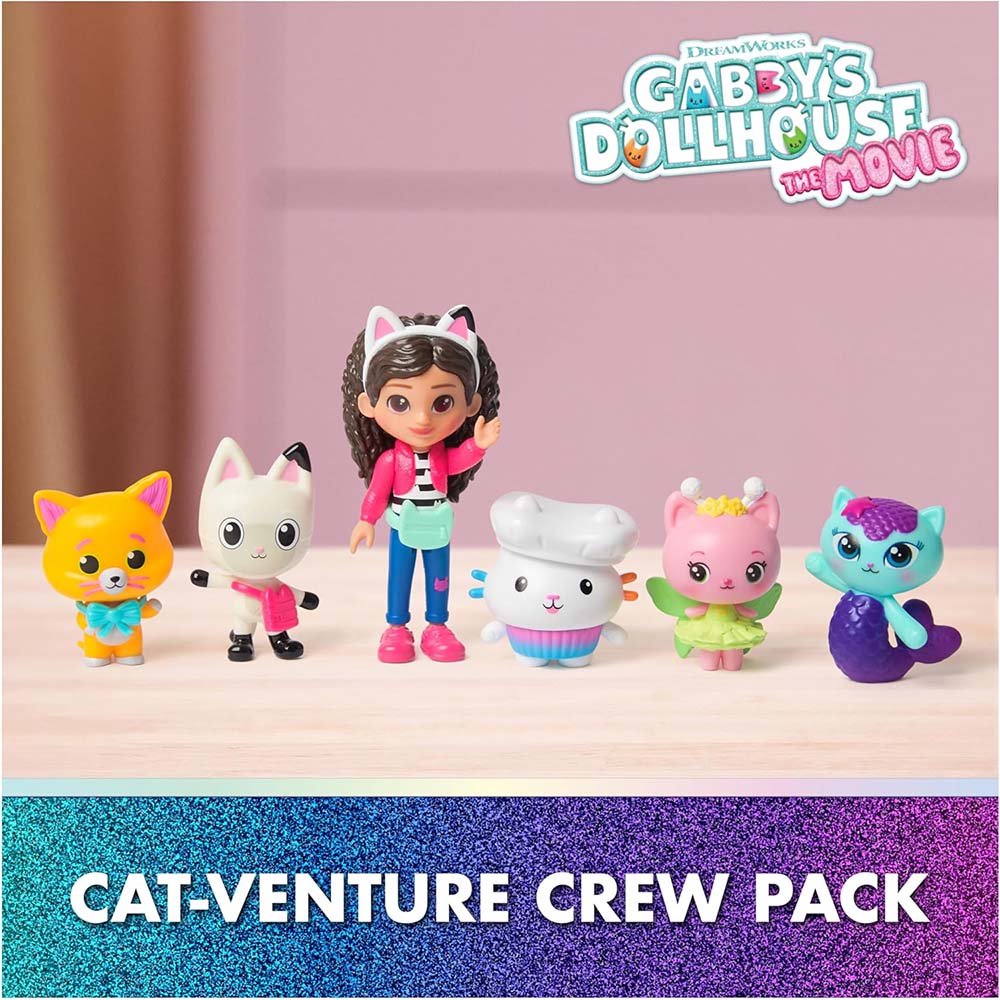 La casa de muñecas de Gabby: La película. Paquete de equipo Cat-venture 6072633, sets de juego