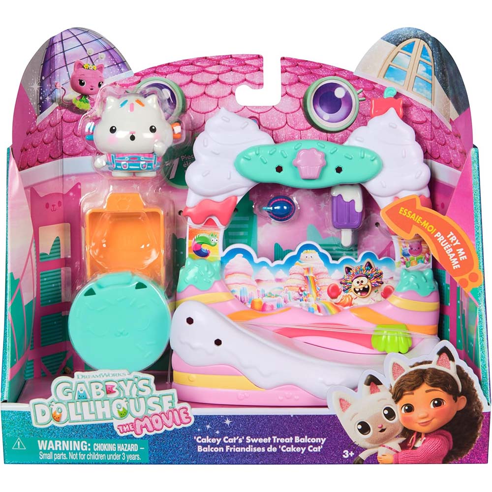 La casa de muñecas de Gabby: La película. Balcón de dulces de Cakey Cat 6074162