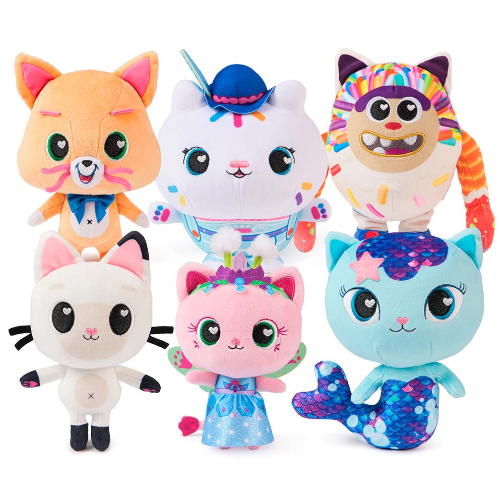 La casa de muñecas de Gabby: La película. Peluche Purr-ific 8" MerCat 6075090, peluches