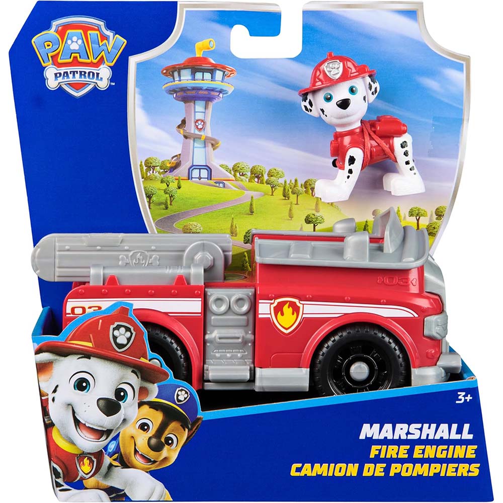 Paw Patrol Vehículo con Marshall 6071153, vehículos de juguete