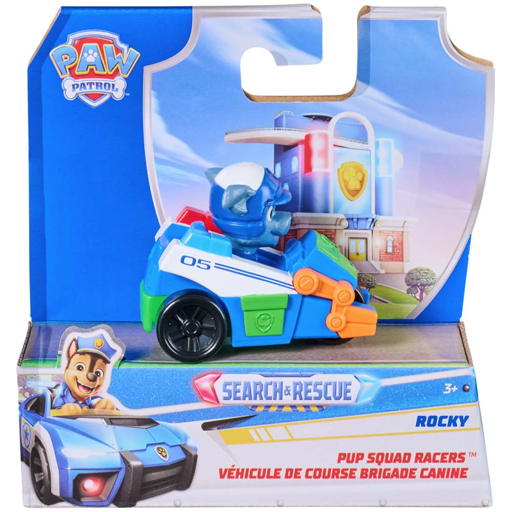 Paw Patrol Pup Squad Racers Búsqueda y Rescate Rocky 6074737