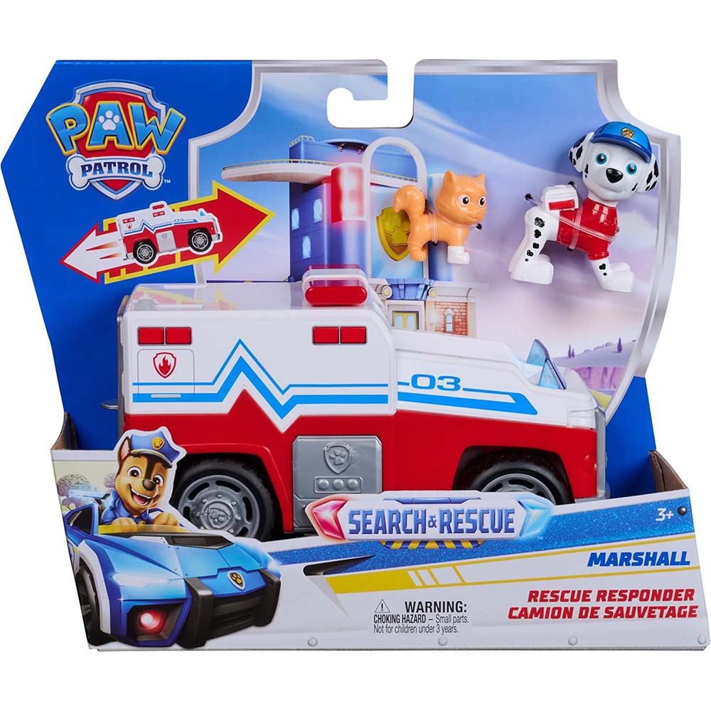Paw Patrol Búsqueda y Rescate Ambulancia de Rescate Marshall 6074815