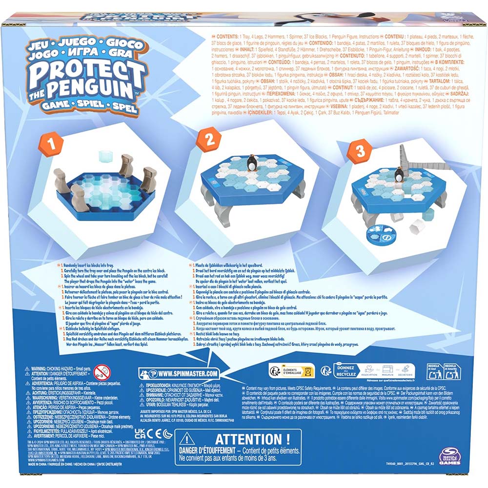Spin Master Games Protege al Pingüino 6074081, juegos de mesa