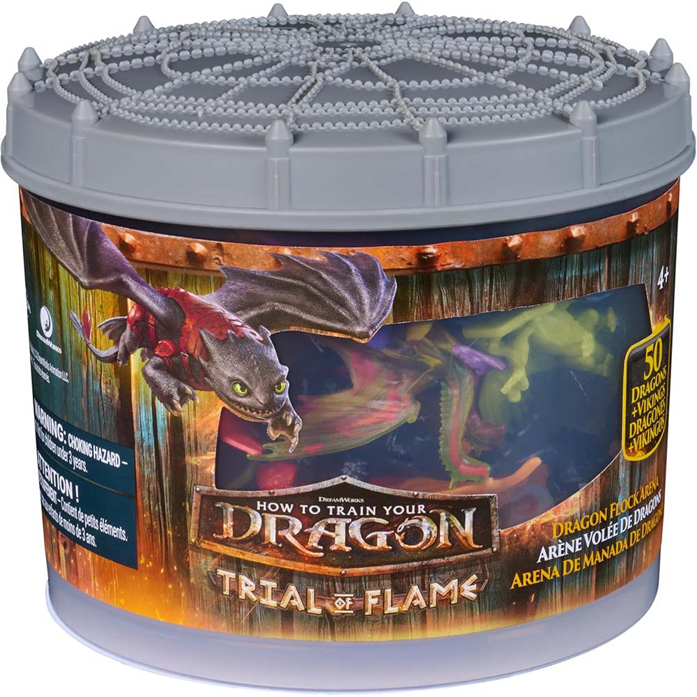 Cómo Entrenar a tu Dragón Barril de Dragones Cubo Grande 6075547