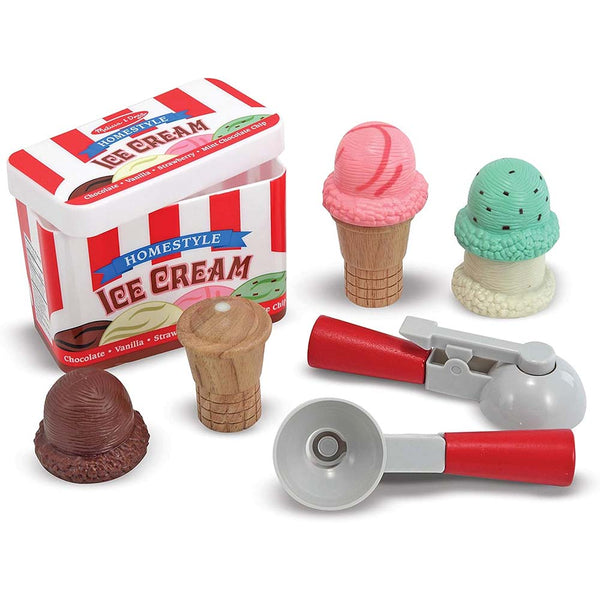 Melissa & Doug Juego para Servir y apilar Bolas de Helado 6074871