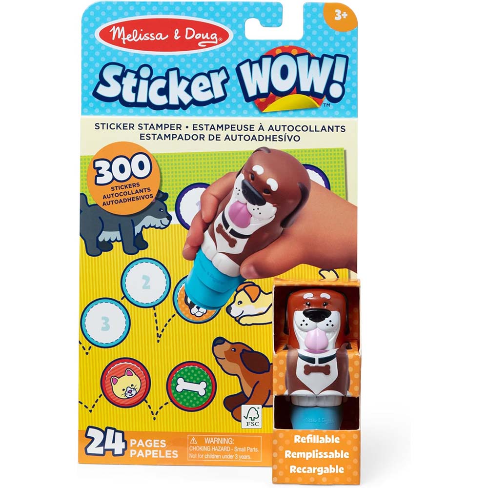 Melissa & Doug STICKER WOW! Estampador de Pegatinas de Perro 6075655