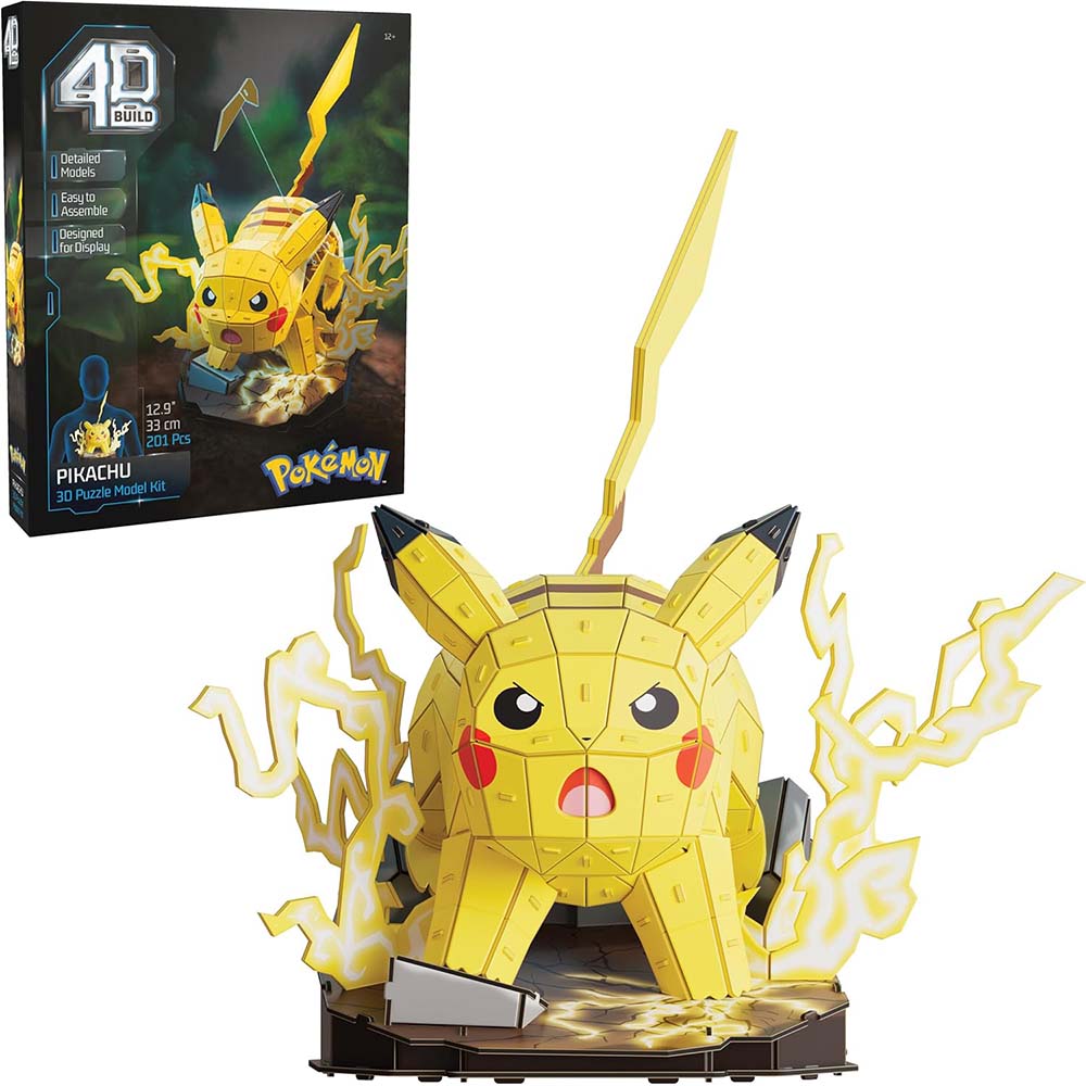Rompecabezas 4D Build Pokémon Pikachu 6075061