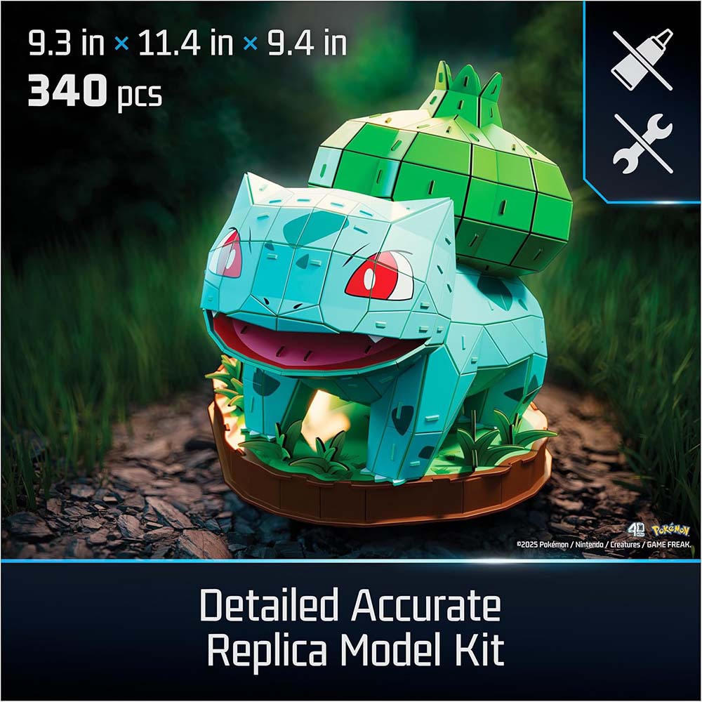 Rompecabezas 4D Build Pokémon Bulbasaur 6075062, rompecabezas 3d