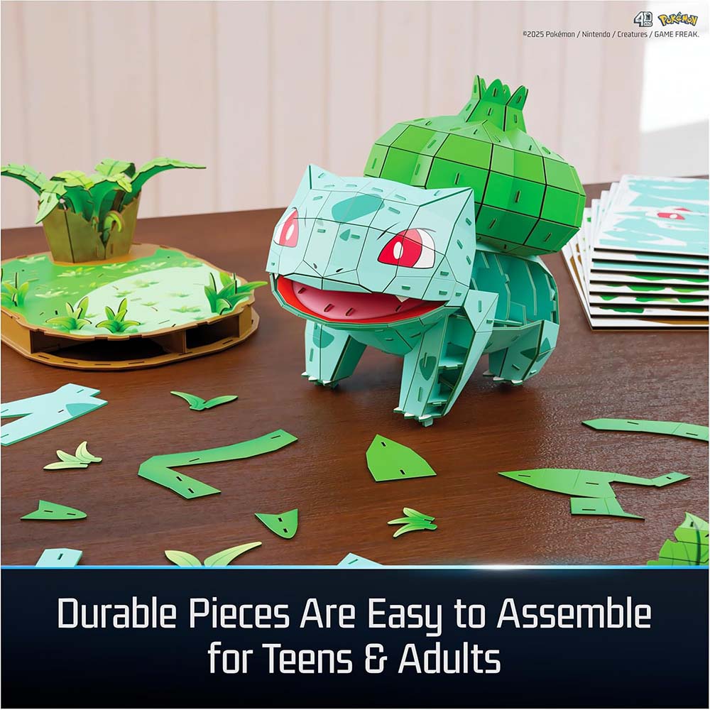Rompecabezas 4D Build Pokémon Bulbasaur 6075062, rompecabezas 3d
