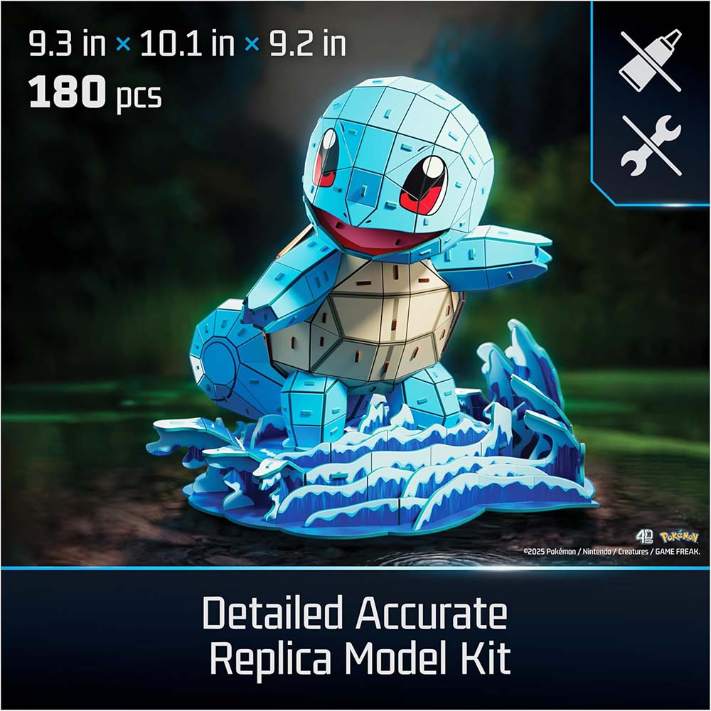 Rompecabezas 4D Build Pokémon Squirtle 6075064, rompecabezas 3d