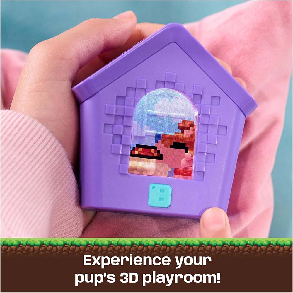 BITZEE Casa de Perros Interactiva con 15 Cachorros Digitales 6072386, juguetes interactivos