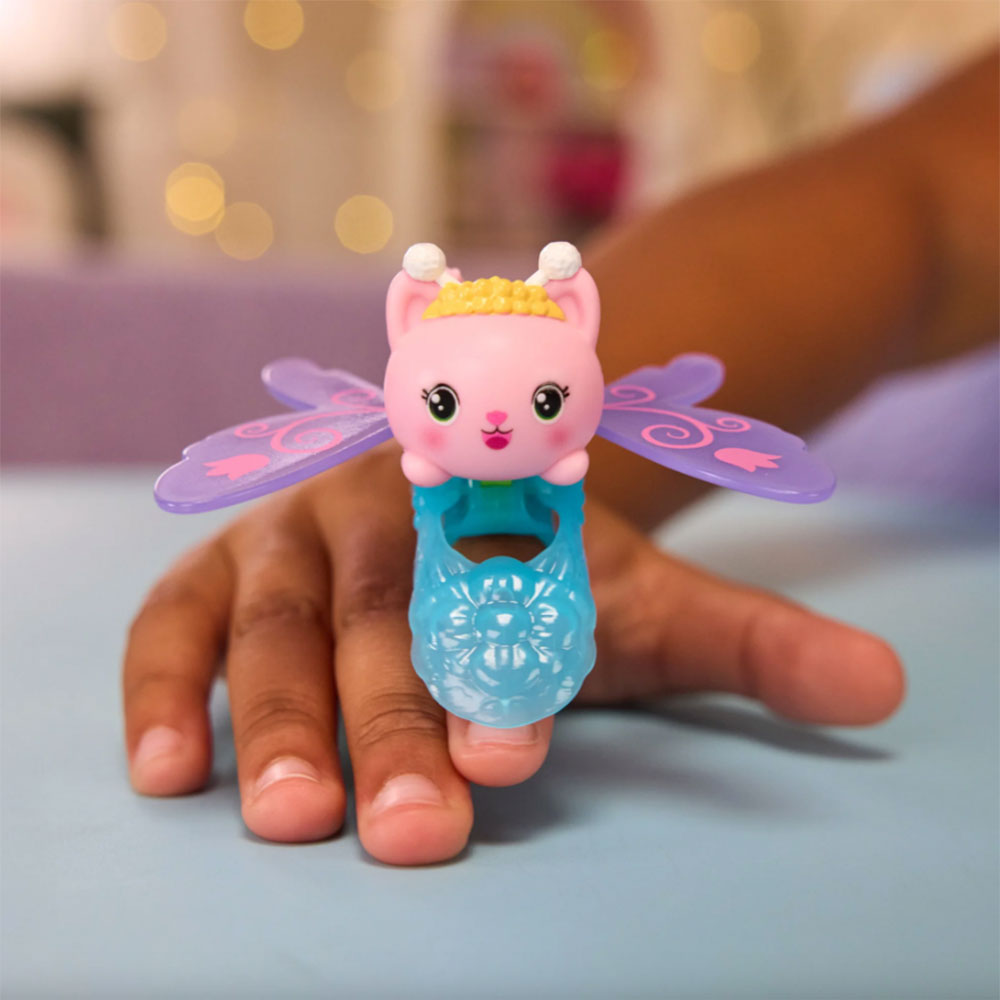 Gabby’s Dollhouse Fairylandia Anillos de hada - Kitty Fairy 6075679, muñecas y muñecos