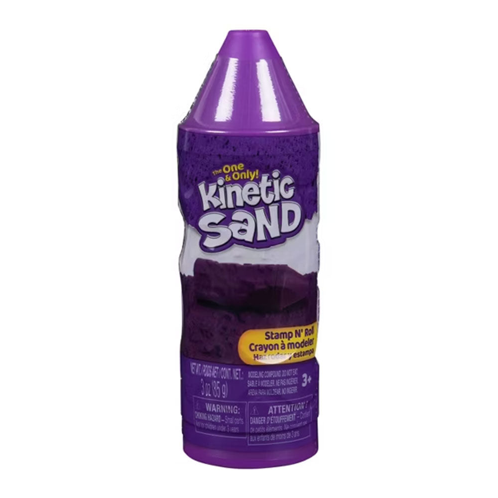 Kinetic Sand Crayón Stamp N’ Roll - Morado 6074974