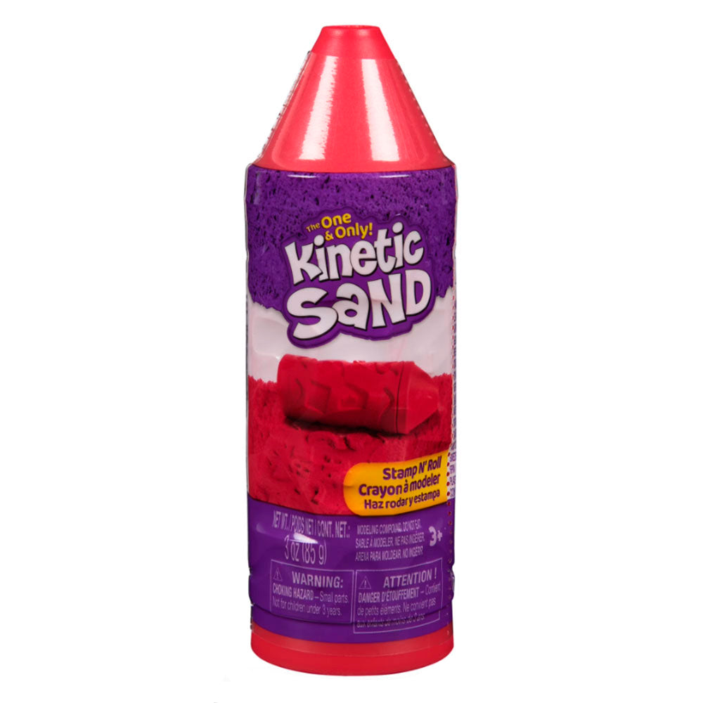 Kinetic Sand Crayón Stamp N’ Roll - Rojo 6074974