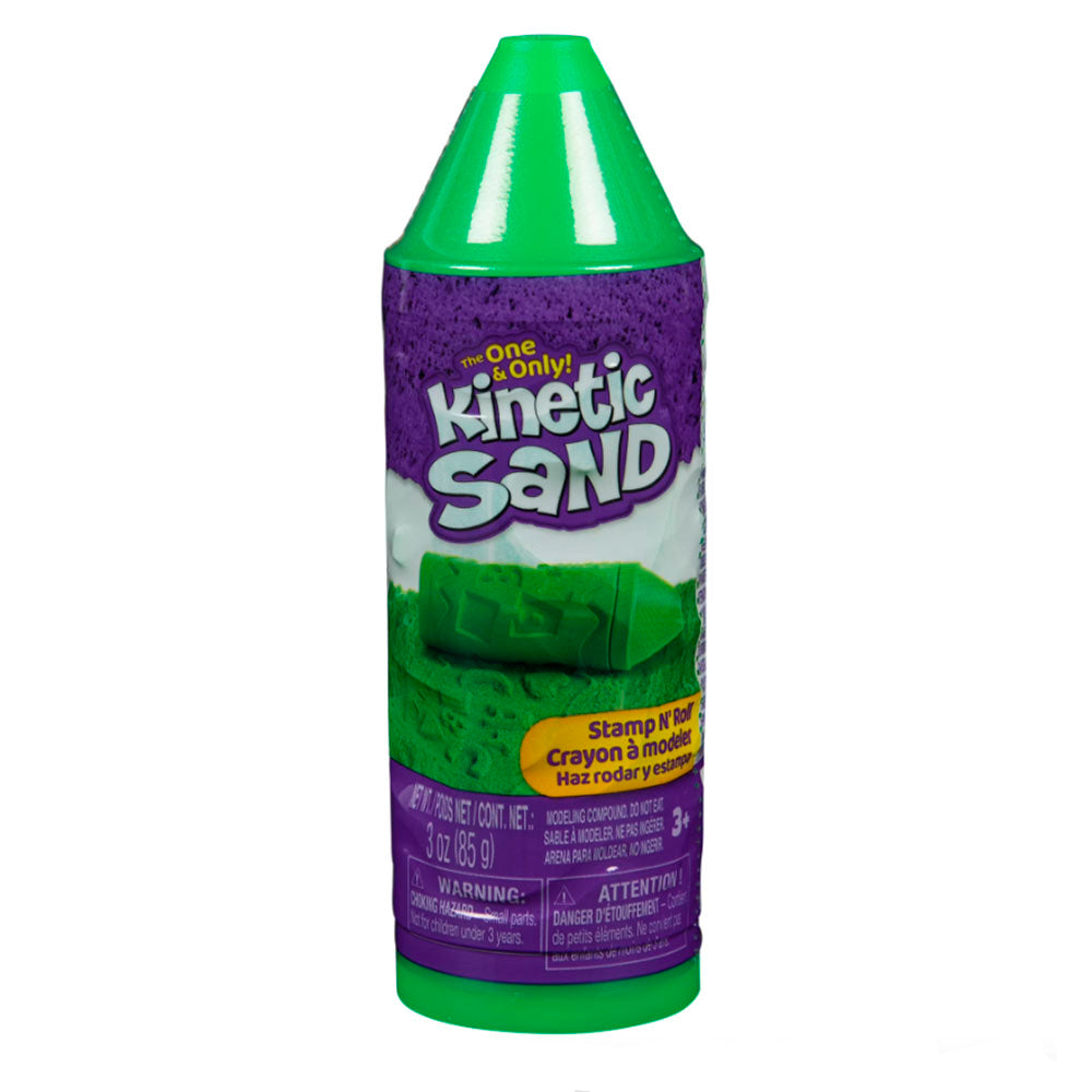 Kinetic Sand Crayón Stamp N’ Roll - Verde 6074974