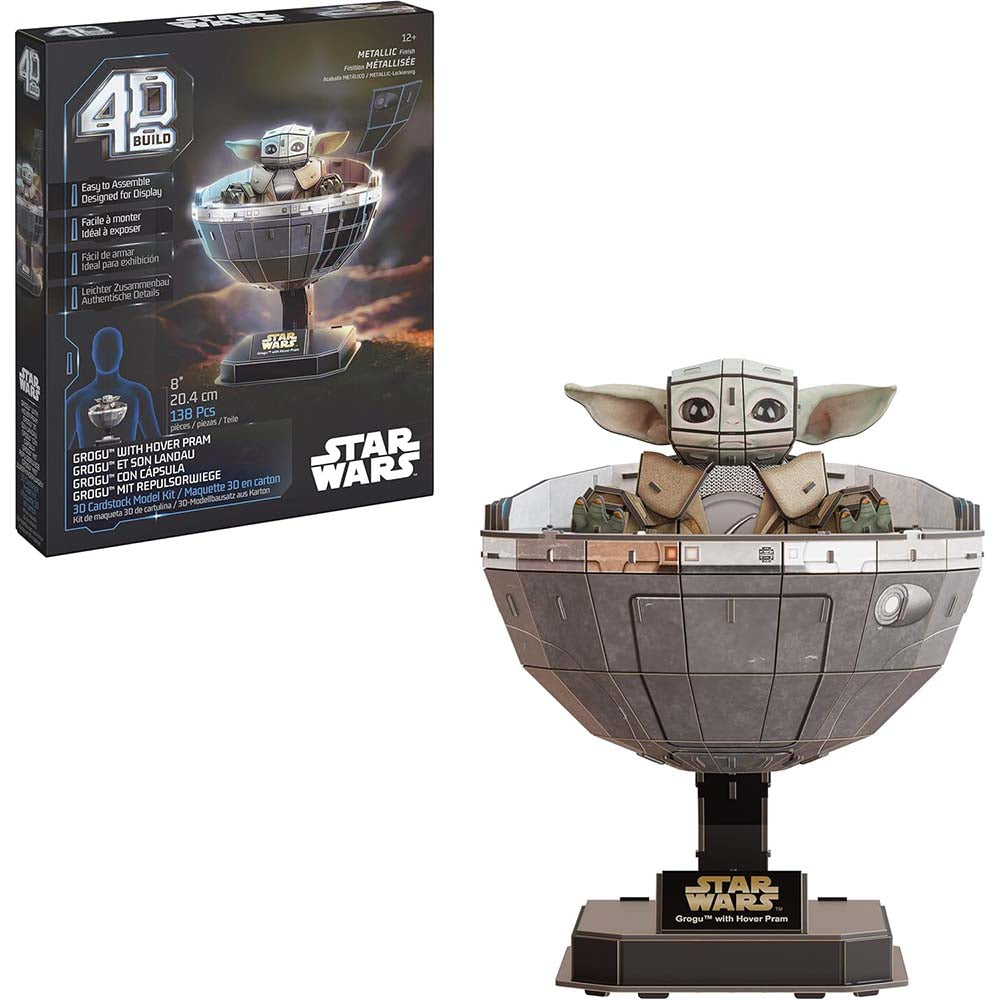 4D Build Star Wars Grogu in Carrier Model Kit 3D 6074280