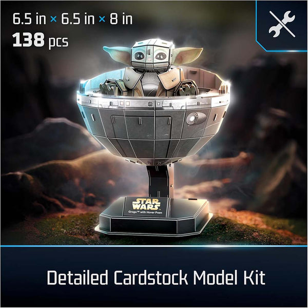 4D Build Star Wars Grogu in Carrier Model Kit 3D 6074280