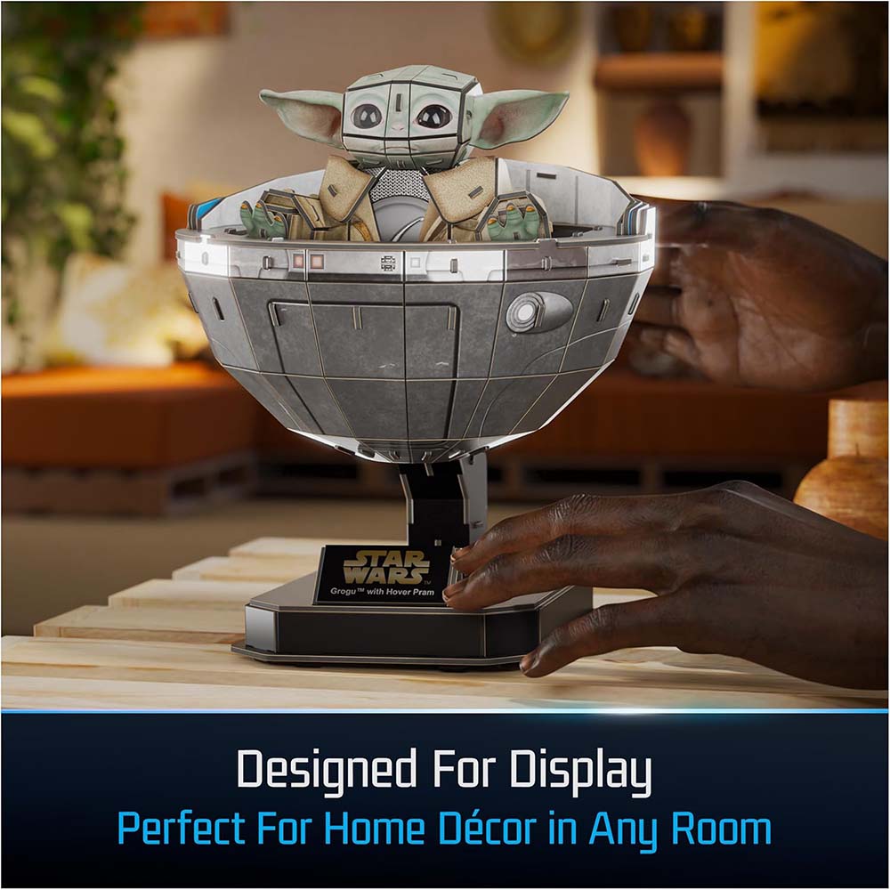 4D Build Star Wars Grogu in Carrier Model Kit 3D 6074280, rompecabezas 3d