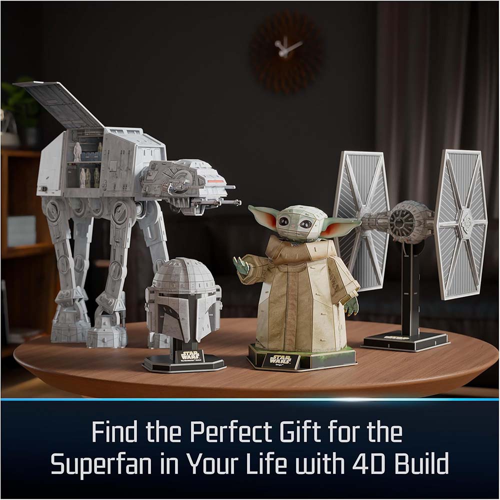 4D Build Star Wars Grogu in Carrier Model Kit 3D 6074280, rompecabezas 3d