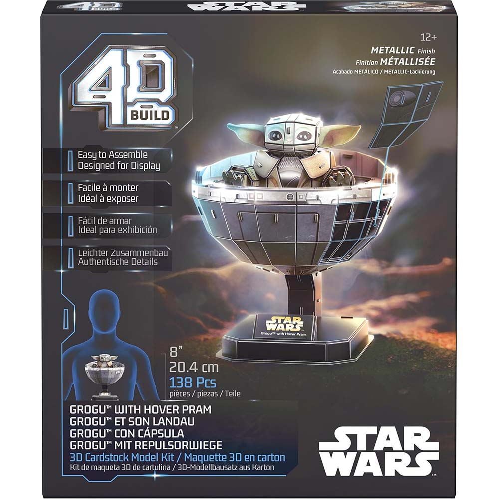 4D Build Star Wars Grogu in Carrier Model Kit 3D 6074280, rompecabezas 3d