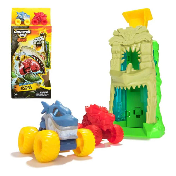 Lanzador Monster Jam Mini Jams Jungle Blaster Megalodon 6072331
