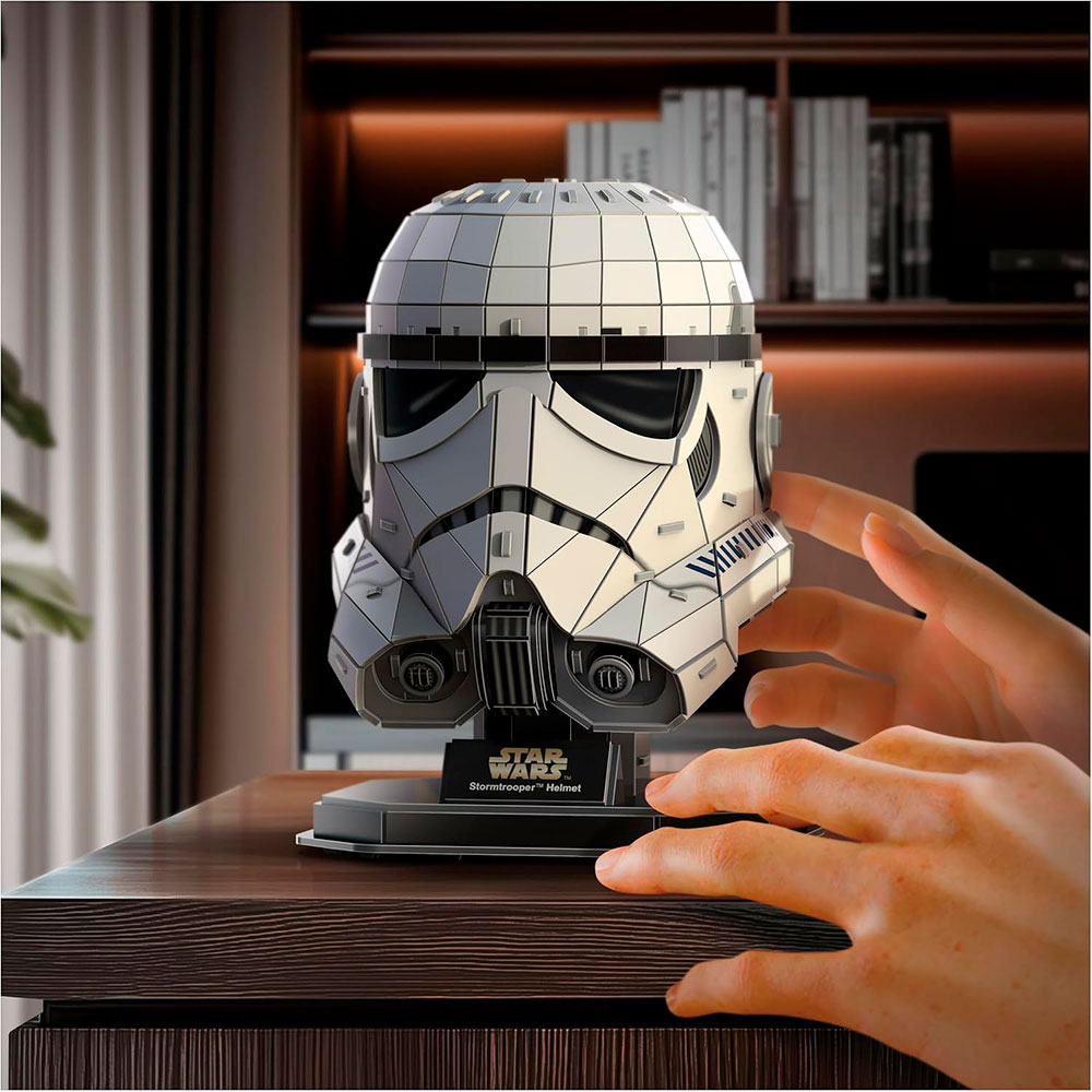 4D Build Star Wars Casco de Soldado Imperial 3D 6074275, rompecabezas 3d