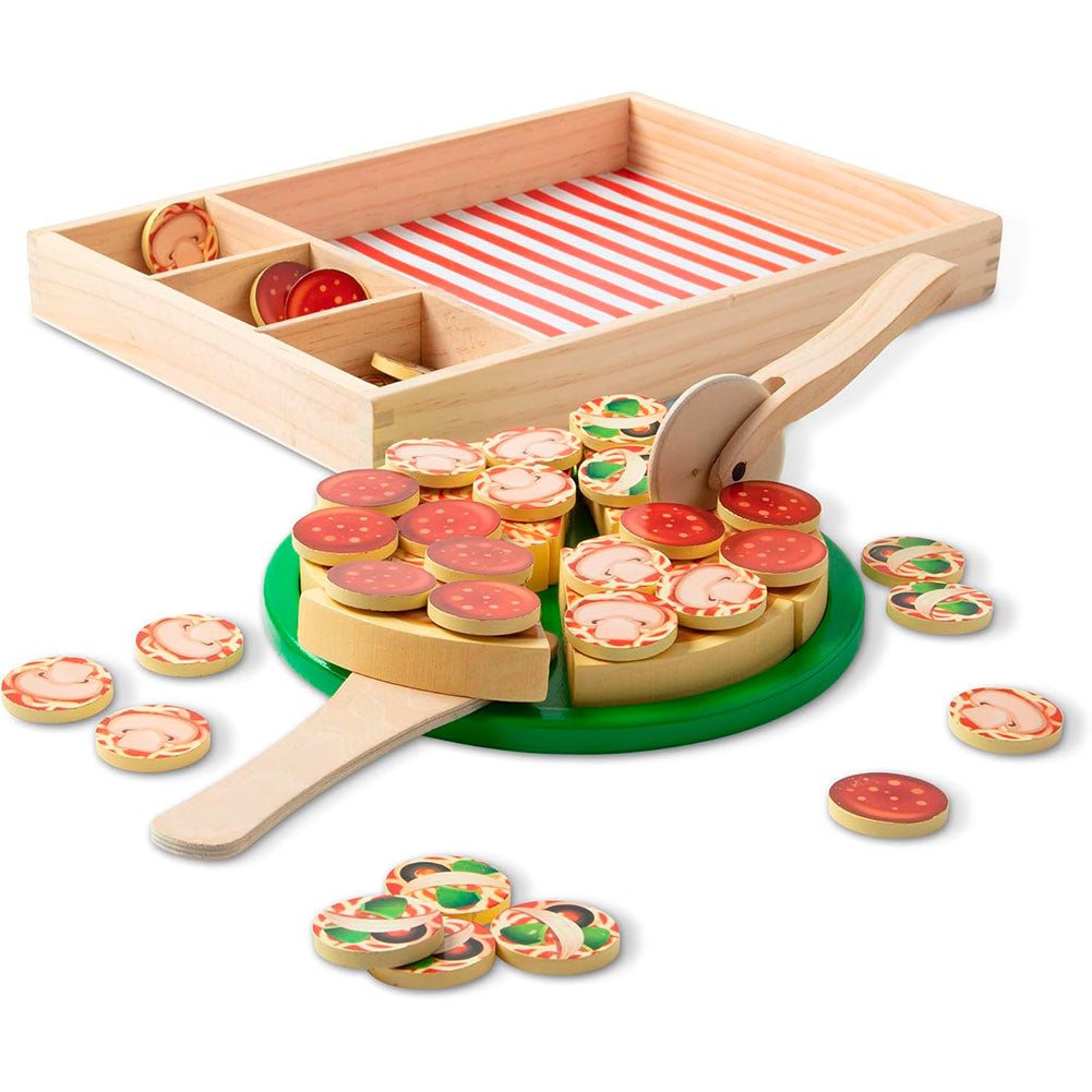 Melissa & Doug Fiesta de Pizza 6074863, sets de juego de rol