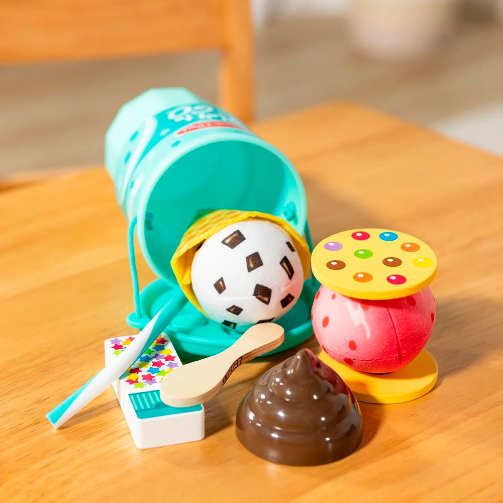 Melissa & Doug Play to Go – Juego de Helados Portátil 6075908, sets de juego de rol