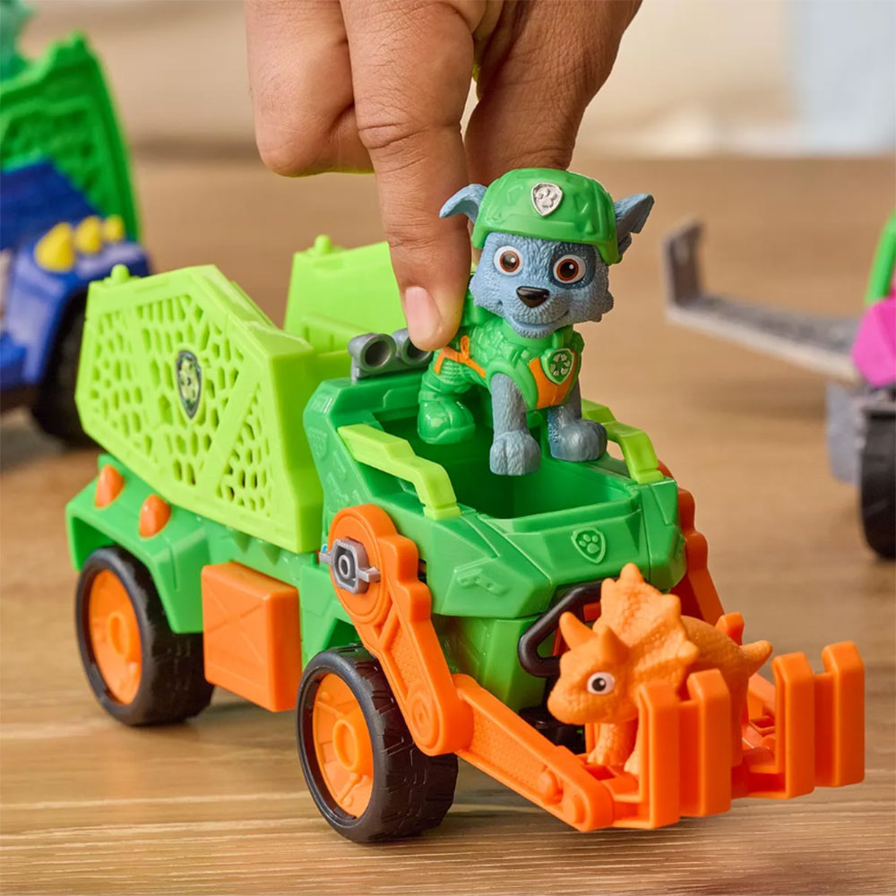 PAW Patrol Dino Movie Línea Dino Rescue - Rocky 6075800, figuras de colección