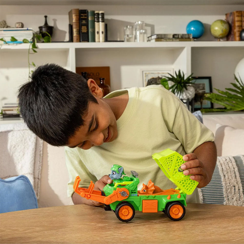 PAW Patrol Dino Movie Línea Dino Rescue - Rocky 6075800, figuras de colección