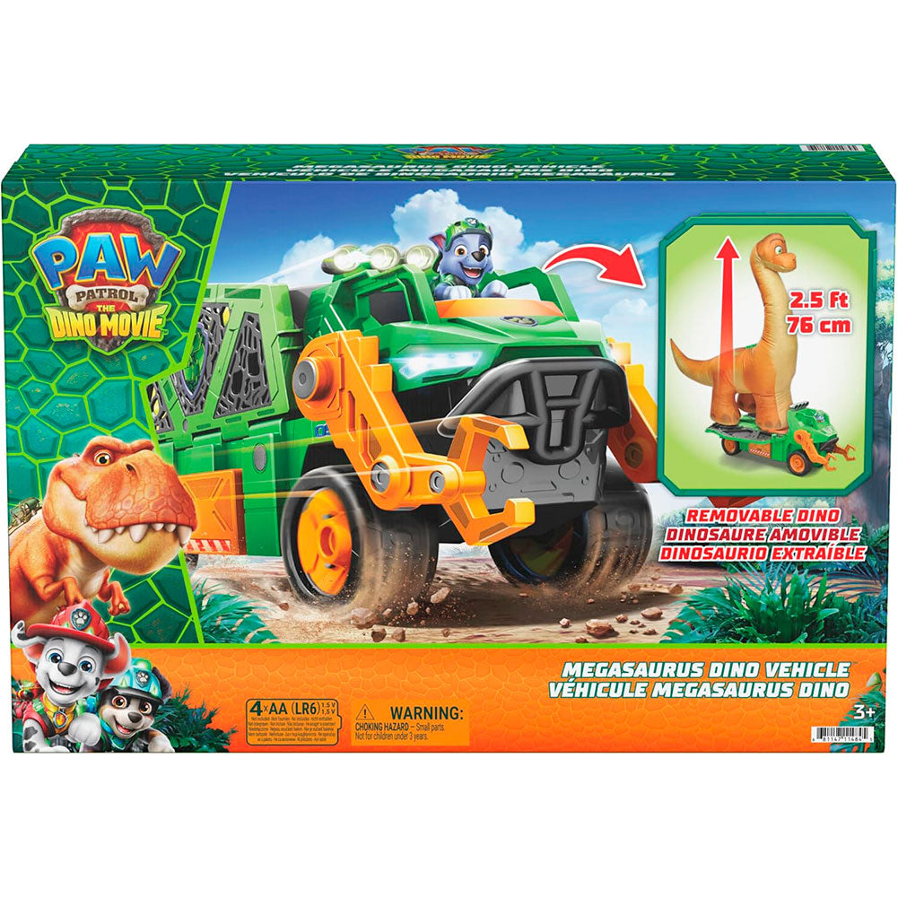 PAW Patrol: The Dino Movie – Megasaurus Dino Vehicle con Rocky 6075939