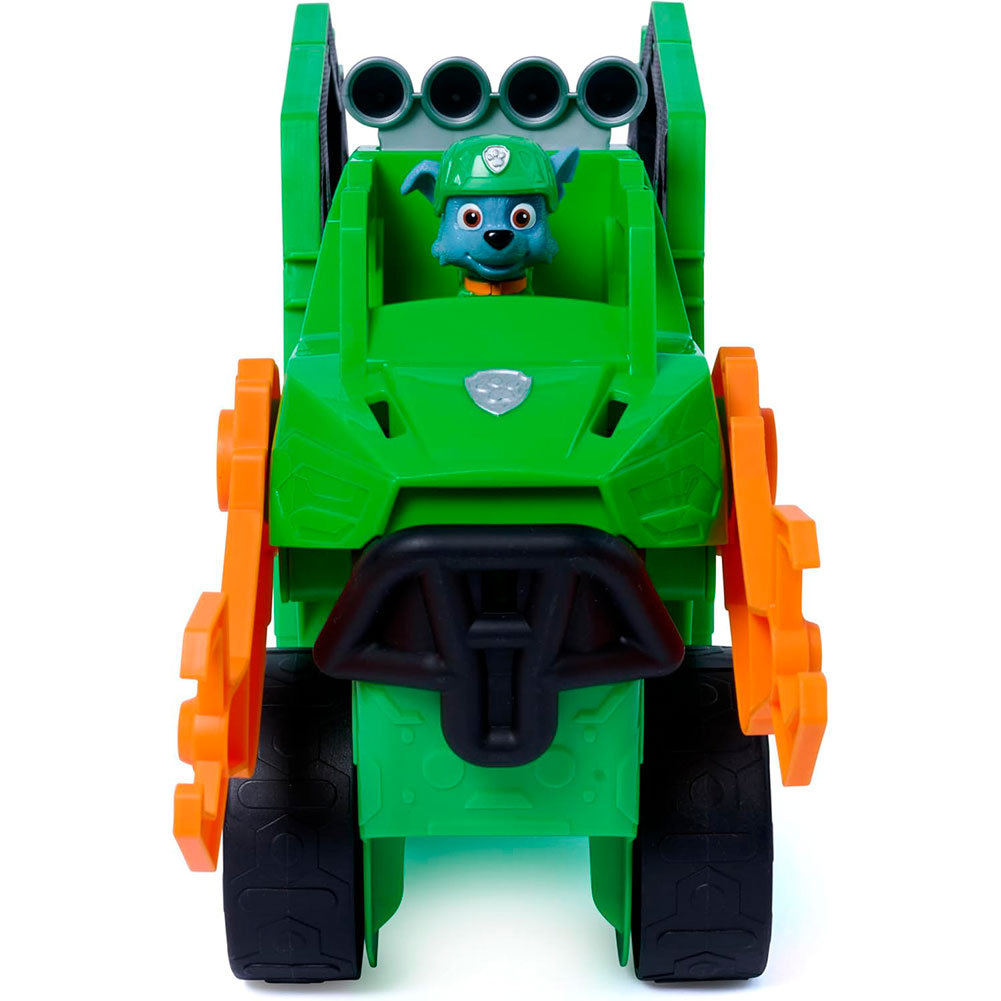 PAW Patrol Dino Movie Megasaurus Dino Vehicle con Rocky 6075939, figuras de colección