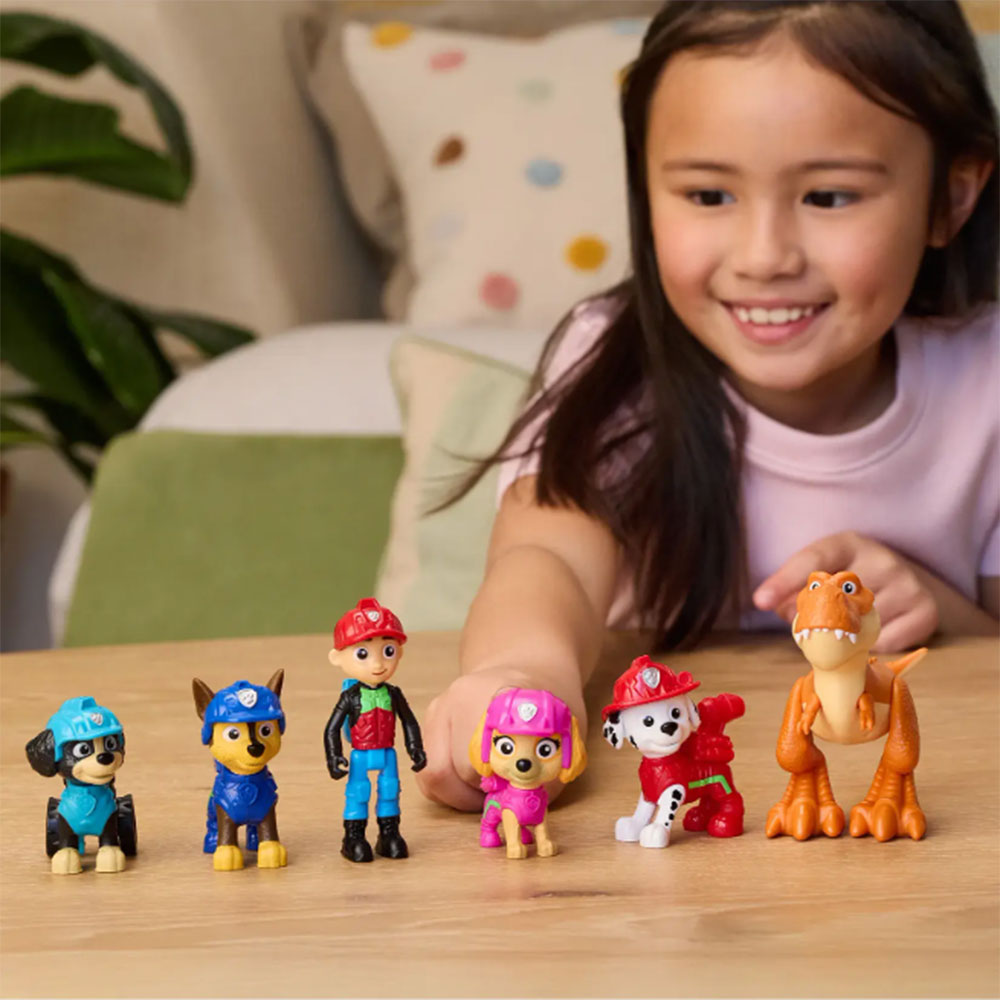 PAW Patrol Dino Movie Set de Figuras Dino Aventuras 6075943, figuras de acción y colección