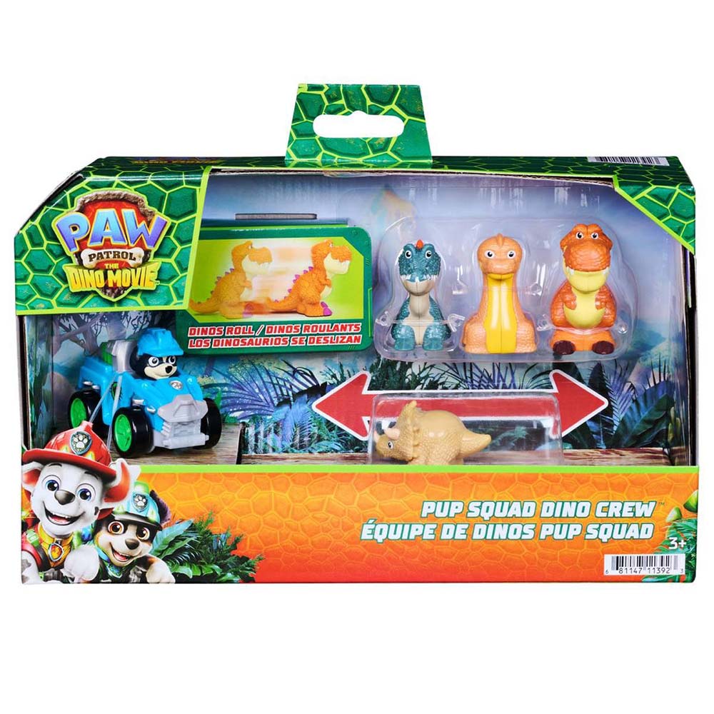 PAW Patrol: The Dino Movie Vehículo de Rex y Dinosaurios Rodantes 6075964