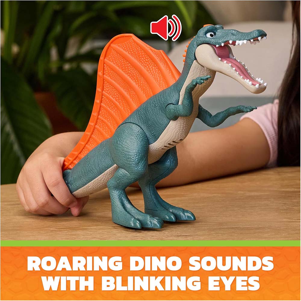 PAW Patrol Dino Movie Set de Juego Rise & Roll Dino con Espinosaurio y Rex 6076188, figuras de colección