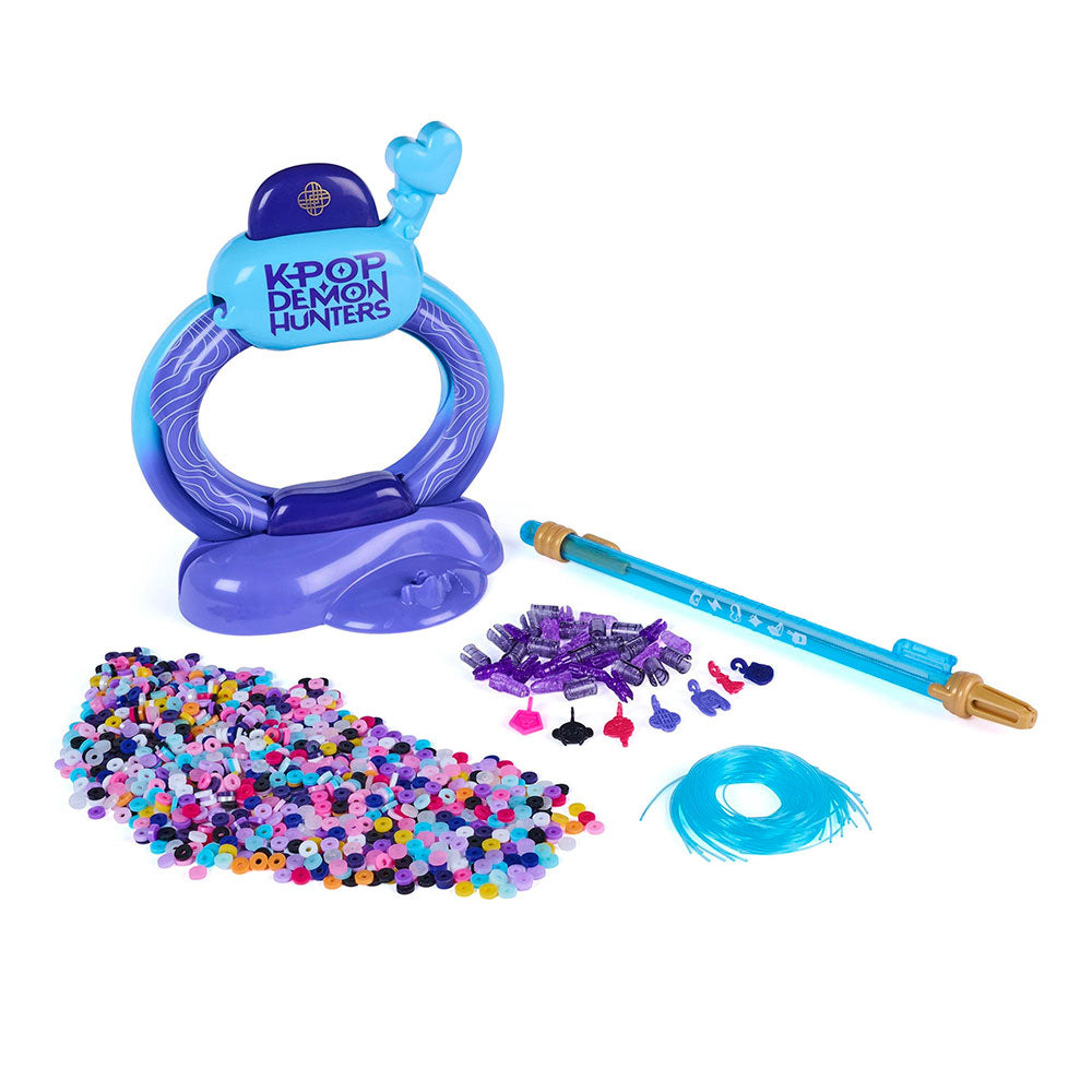 Cool Maker Stack’d Heishi K-Pop Demon Hunters: Kit para Crear Hasta 15 Pulseras con Cuentas y Dijes - Edad 7+