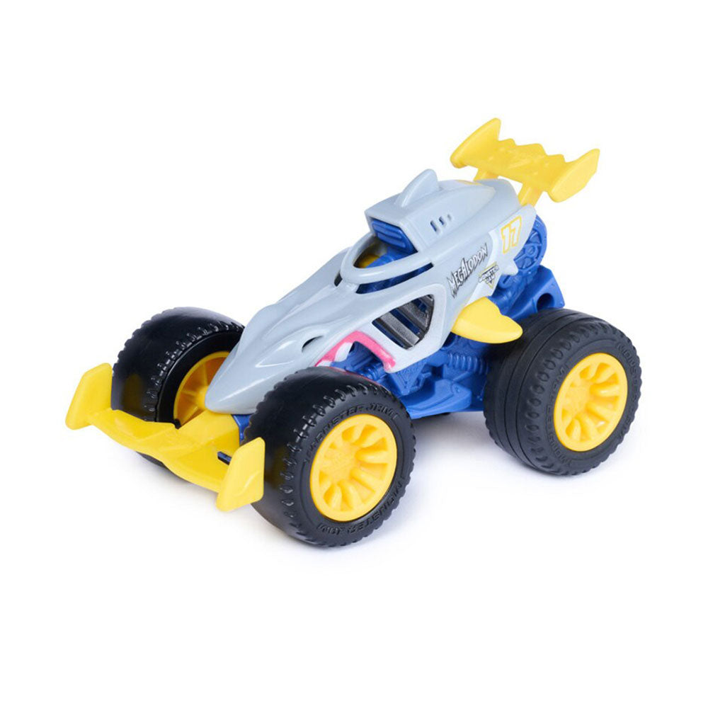 Monster Jam Monster Motors: Megalodon a Escala 1:64 con Impulso de Retroceso - Edad 3+