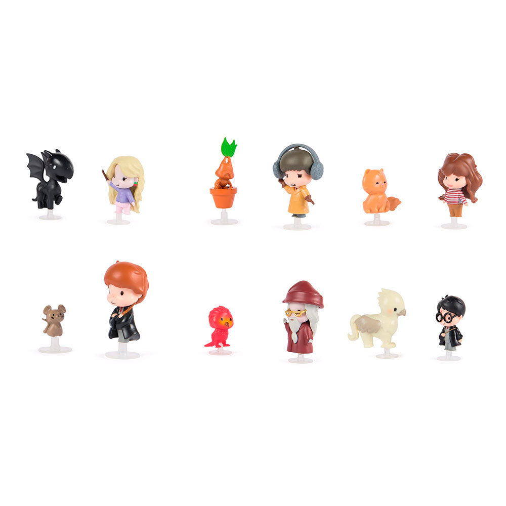 Wizarding World Harry Potter Micro Magical Moments Serie 3: Caja Sorpresa con 2 Figuras de Magos y Criaturas de 3.8 cm - Edad 6+