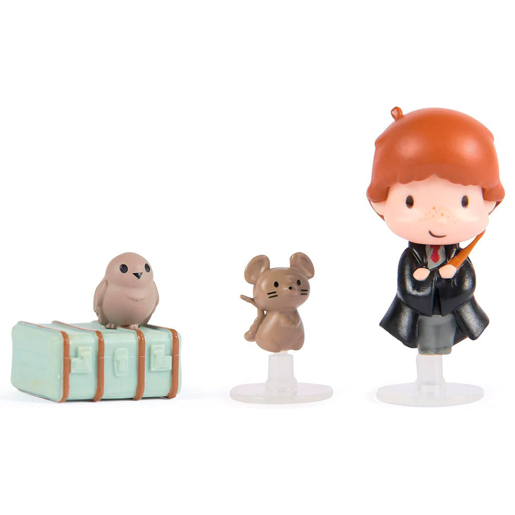 Wizarding World Harry Potter Micro Magical Moments Serie 3: Caja Sorpresa con 2 Figuras de Magos y Criaturas de 3.8 cm - Edad 6+