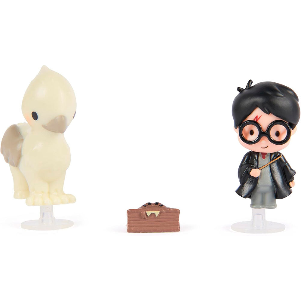 Wizarding World Harry Potter Micro Magical Moments Serie 3: Caja Sorpresa con 2 Figuras de Magos y Criaturas de 3.8 cm - Edad 6+
