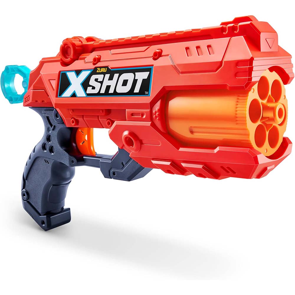 Zuru X-Shot Reflex 6 Lanzador De Dardos Espuma Con 12 Dardos 36433, lanzadores de juguete