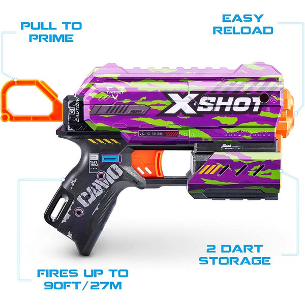 Zuru X-Shot Skins Flux Blaster con 16 Dardos Flux Crucifier 36516