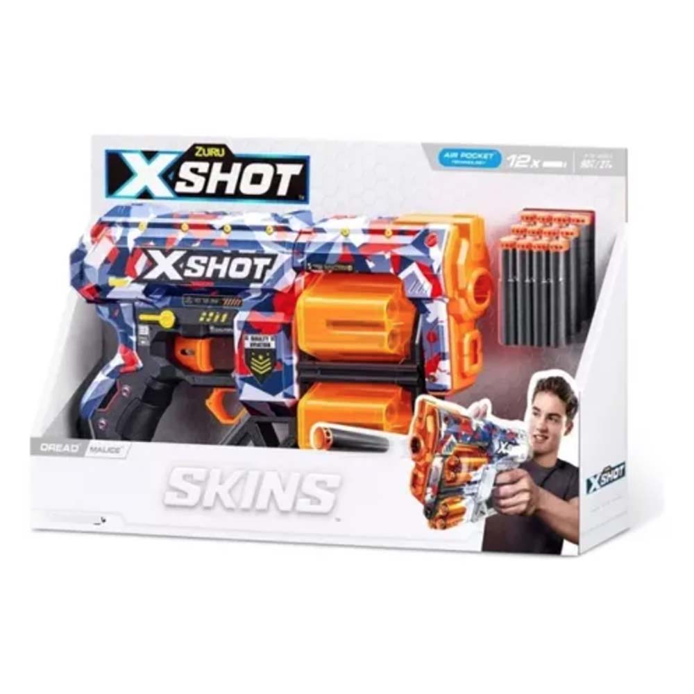 Zuru X-Shot Lanza Dardos Skins Dread Malice 36517