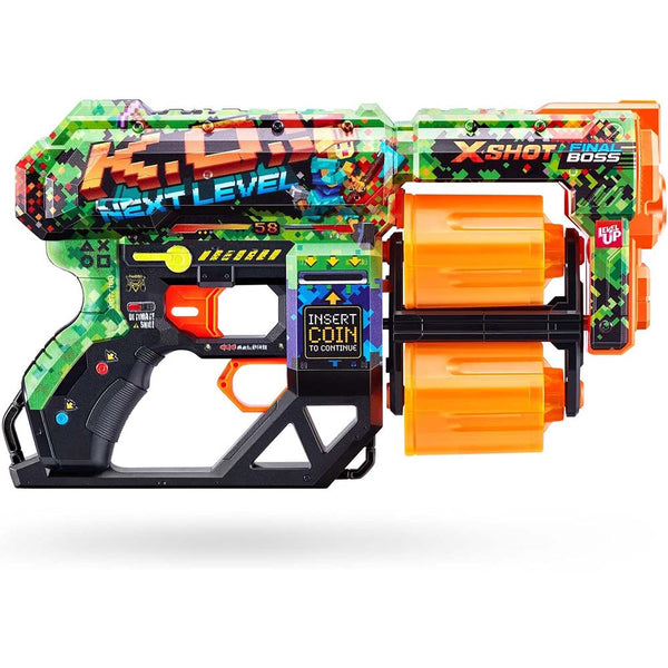 Zuru X-Shot Lanza Dardos Skins KO Next Level 36517